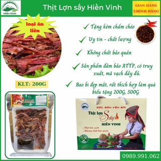 Thịt lợn sấy Hiền Vinh (tặng kèm sốt chấm)