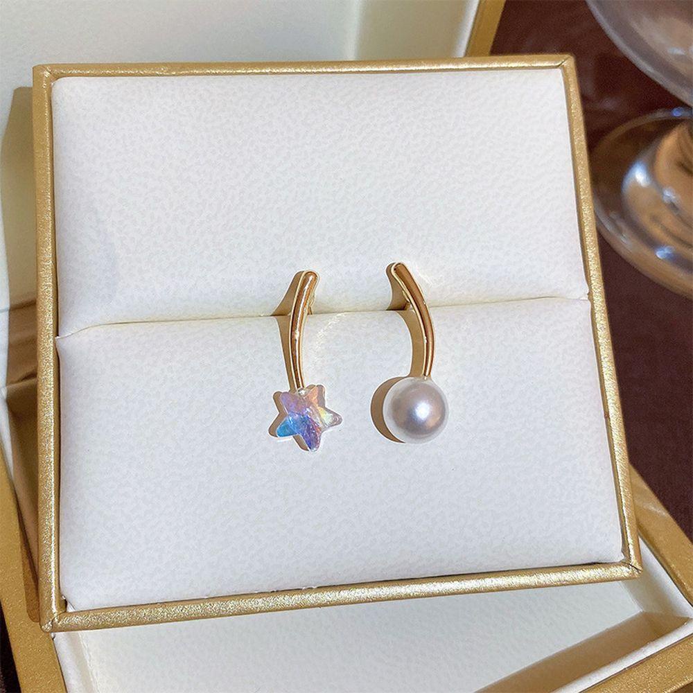 Bông Tai Dáng Dài Hình Ngôi Sao Thiết Kế Ngọt Ngào Cho Nữ