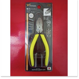 Kìm cắt cạnh có lỗ tuốt dây, ko có lò xo tsunoda cn-130/cn-160
