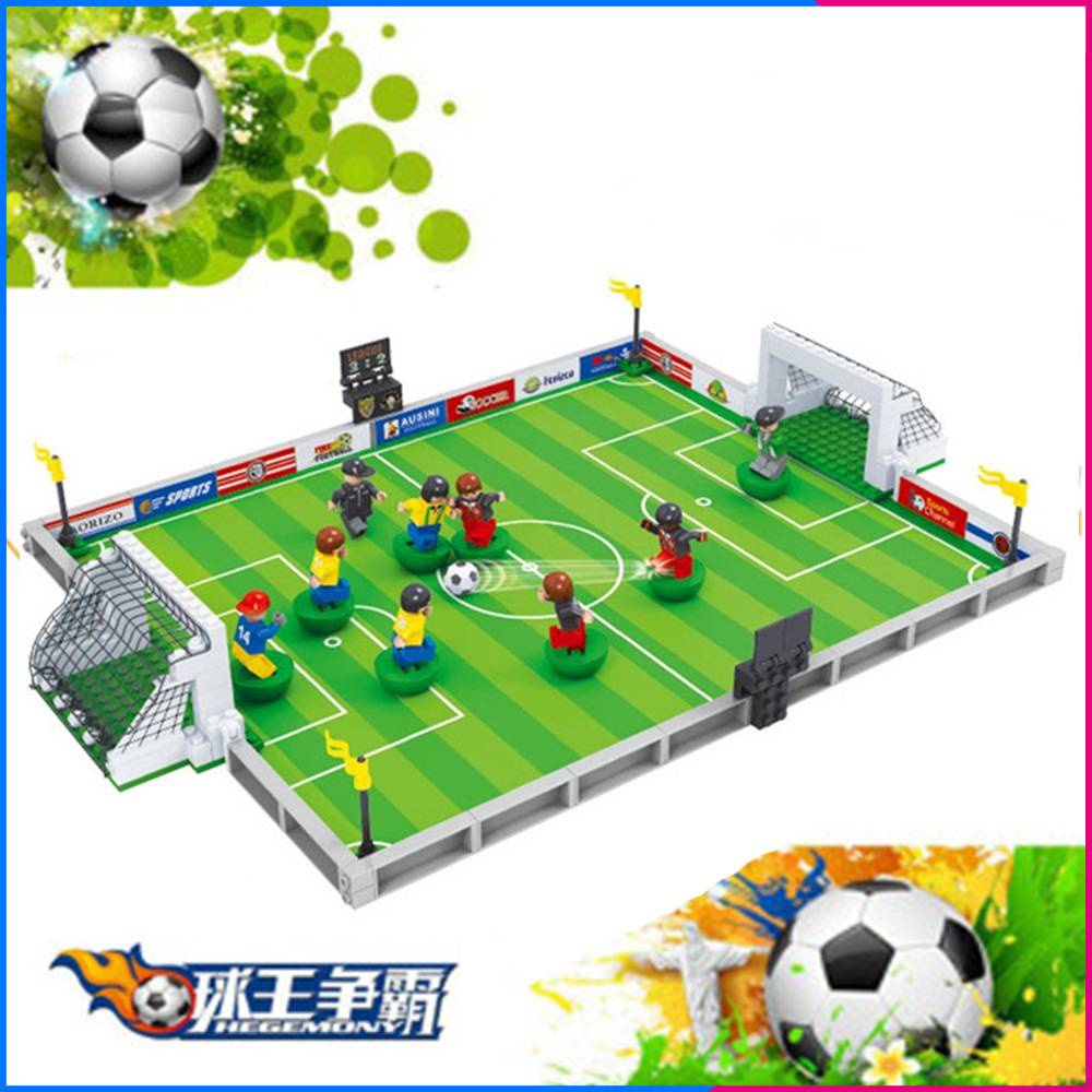 Đồ Chơi Lego Lắp Ráp Sân Bóng Đá Làm Quà Sinh Nhật Cho Bé