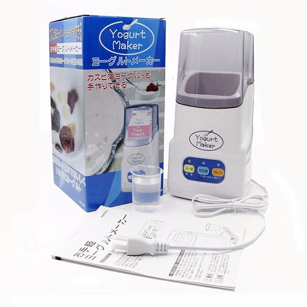 Máy làm sữa chua 3 nút tự động siêu tiện lợi YOGURT Nhật Bản