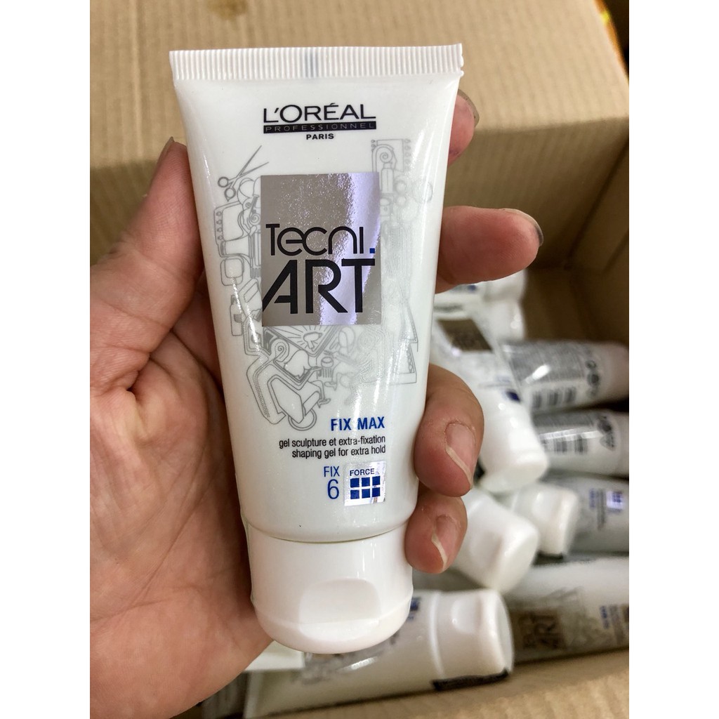 Gel định hình siêu cứng TECNI.ART FIX MAX L'oreal (Độ cứng: 6) 200ml ( NEW 2022)