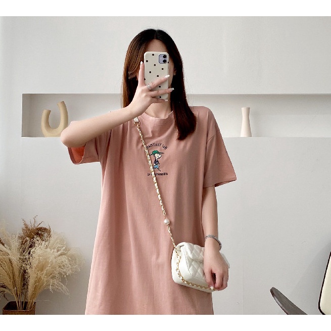Áo Thun 3158 Les Tay Lỡ PEONYB Nữ [FREESHIP]  Phông form rộng oversize in hình vintage, pull cá tính đẹp Ulzzang