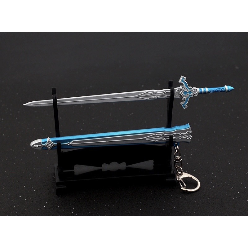 Mô hình Kirito HOA HỒNG XANH Dark Repulser trong Sword art Online anime SAO Kazuto Kirigaya Dài 22cm