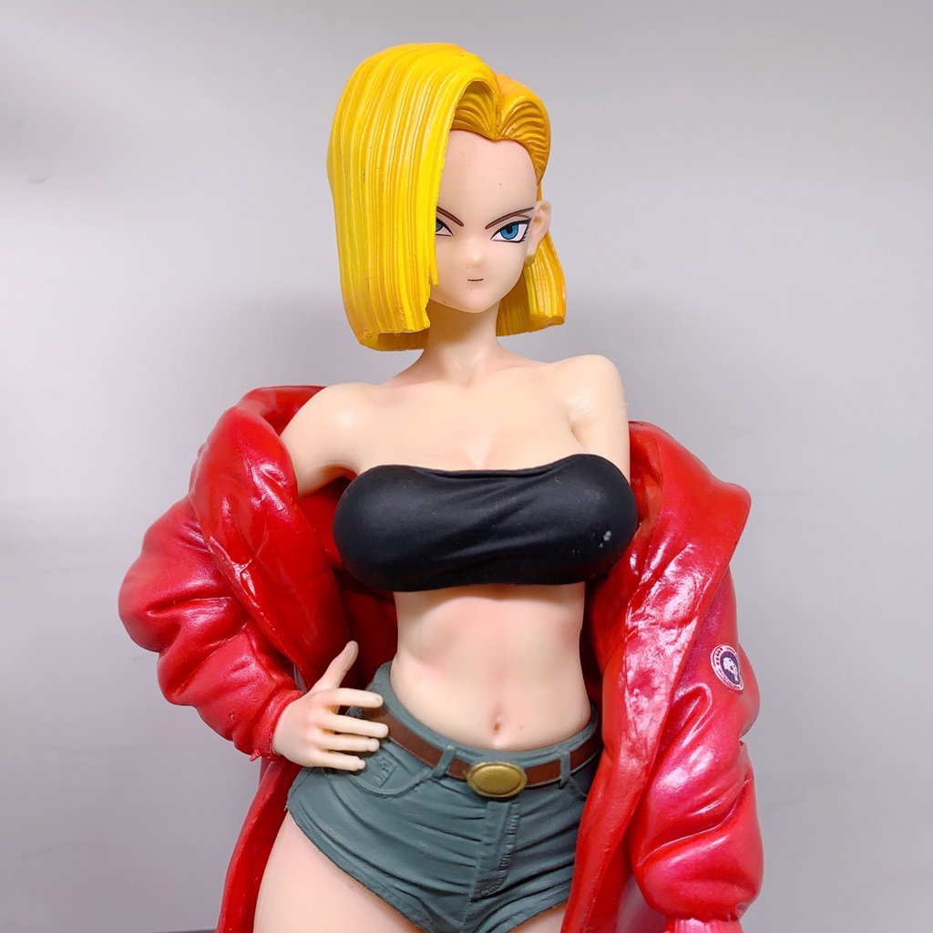Mô Hình Nhân Vật Dragon Ball Z Android 18 Bằng PVC Kích Thước 36CM