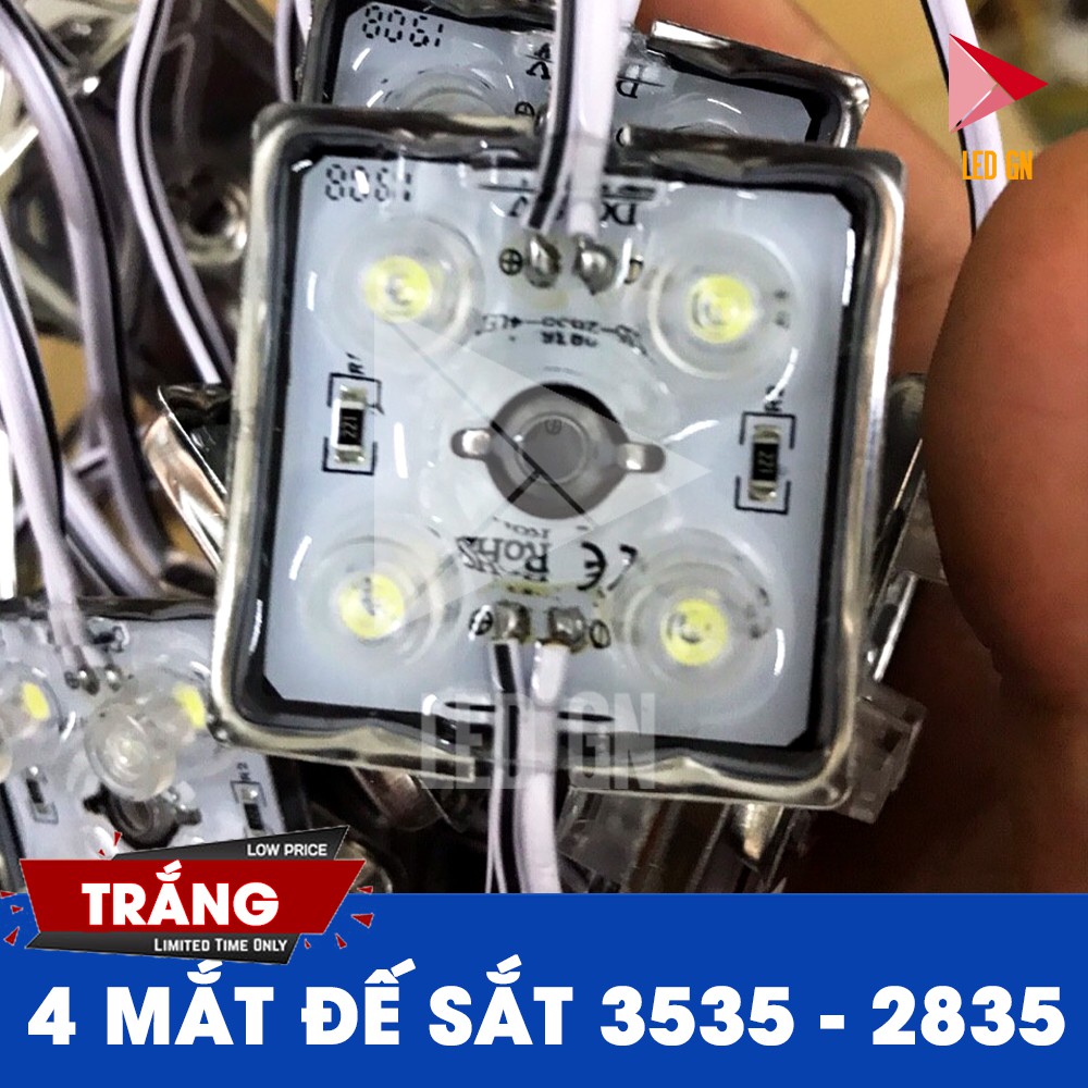 LED Hắt 4 Bóng Đế Sắt 3535 - Chống Nước - CHIP LED 2835