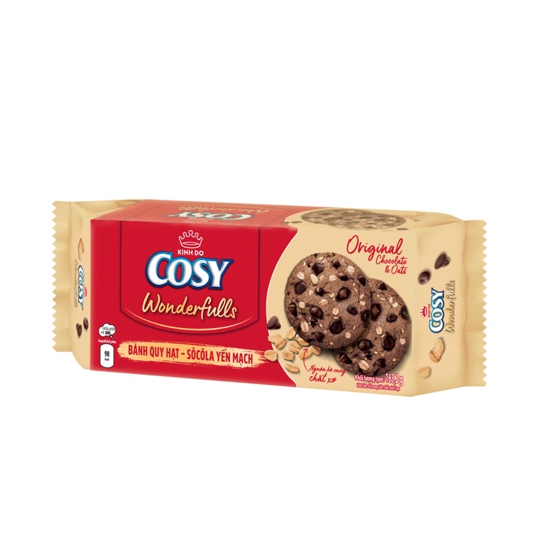Bánh quy Cosy Wonderfulls Sôcôla Yến Mạch vị truyền thống163.2g