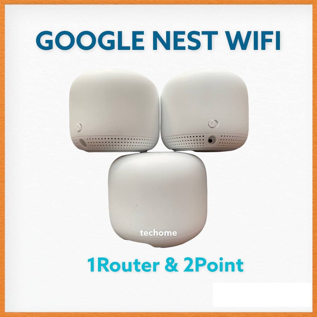 (Openbox) Google Nest Wifi 3 Pack (1 Router + 2Point) - Chính hãng Google - BH 6 - 12 tháng