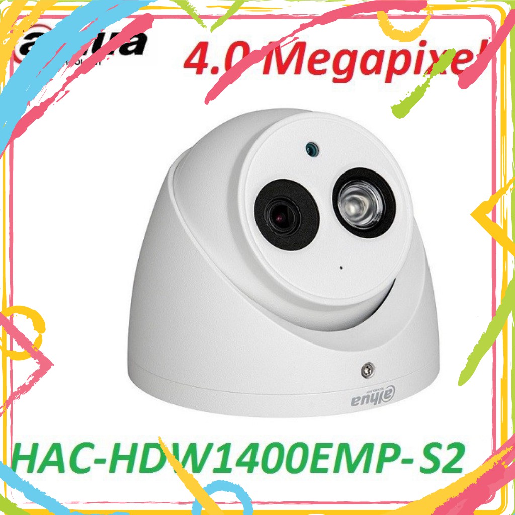 💚 Camera Dahua 4 Mp DH-HAC-HDW1400EMP-S2 1080P - Hồng ngoại 50m - Hàng chính hãng®