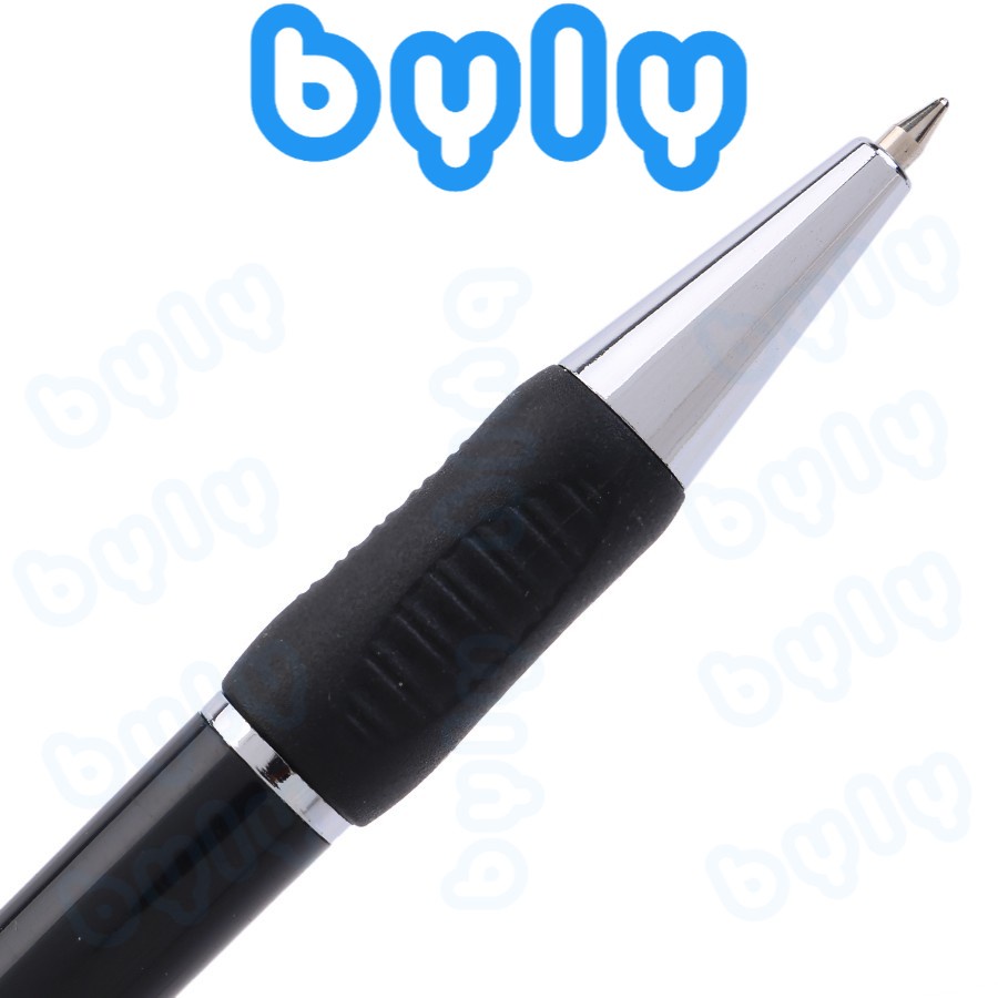 Bút bi bấm 𝑻𝒉𝒊𝒆̂𝒏 𝑳𝒐𝒏𝒈 Metal Clip TL-036 ngòi 0.7mm viết êm mực ra đều và liên tục hàng chính hãng