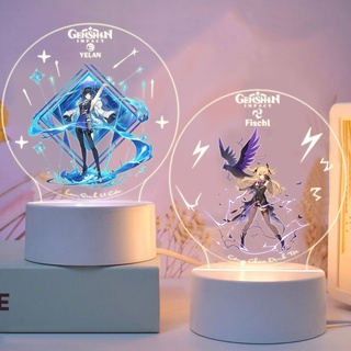 Đèn led in hình thegioipuzzle genshin impact họa tiết anime ganyu - ảnh sản phẩm 8
