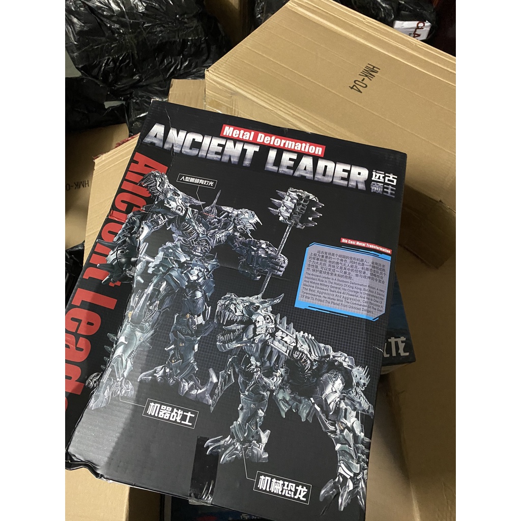 Mô hình Grimlock Oversize Transformer LS05  hãng BMB đồ chơi lắp ráp khủng long LS-05 Cao 38cm robot LS 05