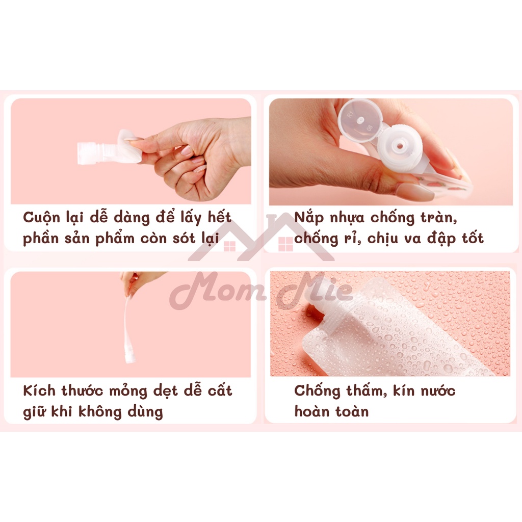 Túi chiết mỹ phẩm tiện lợi khi du lịch, đi bơi - J122