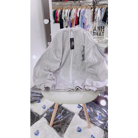 [VIDEO ẢNH THẬT]Áo Khoác Loang Chữ B Unisex Nam Nữ Form Rộng Phong Cách Ulzzang Chất Nỉ Ngoại