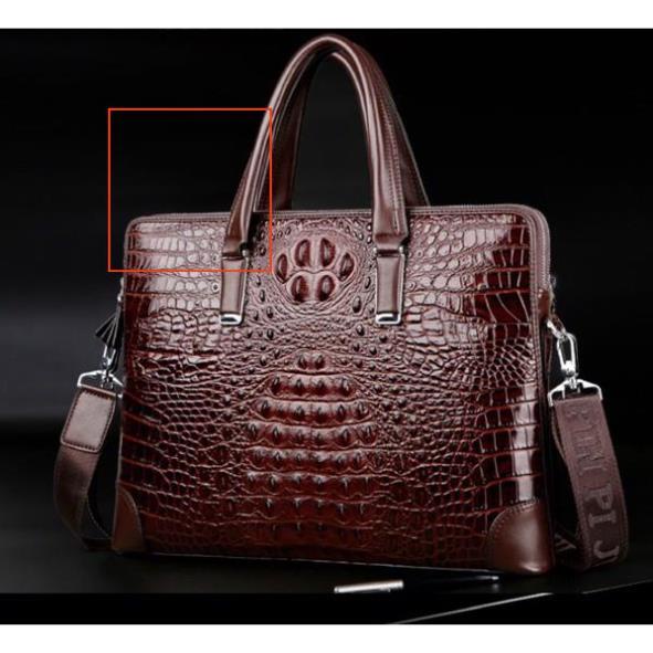 Chính Hãng cặp da cao cấp Cặp da cá sâu 1676 (Bảo hành 3 năm - Có ảnh thật) | BigBuy360 - bigbuy360.vn