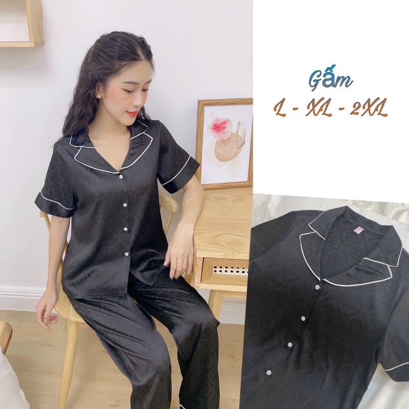 Siêu Phẩm Pijama Gấm Hoạ Tiết Cao Cấp Có Size Lớn🎀Giảm 10K Đơn 200K | BigBuy360 - bigbuy360.vn