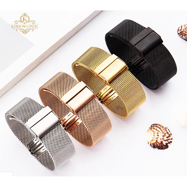 Dây Lưới Đồng Hồ Cao Cấp Cao Cấp, Mềm Mại, Không Gỉ, Thoáng Mát Khi Đeo Carnival