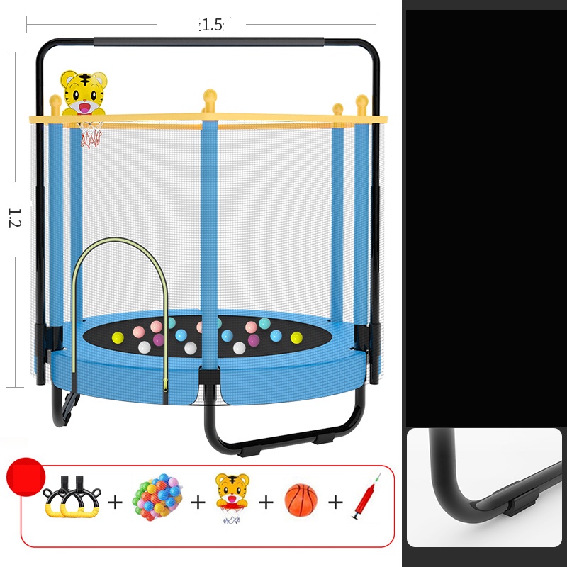 Nhà nhún cho bé, Nhà nhún lò xo cho bé nhún nhảy mẫu bóng rổ xà đơn bố mẹ chơi cùng bé