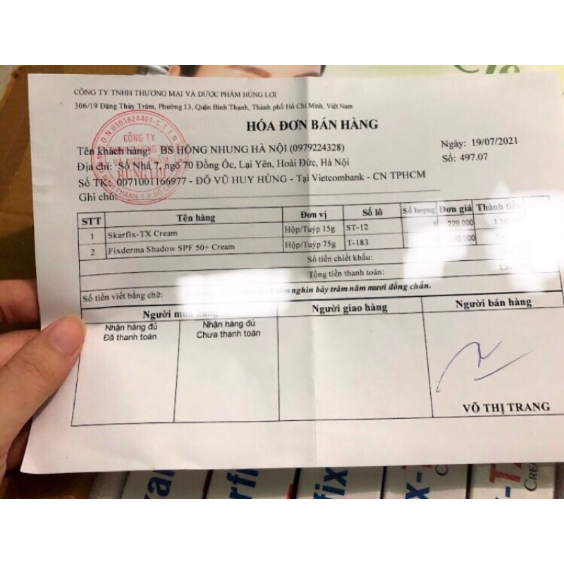 Kem chống nắng Fixderma Shadow