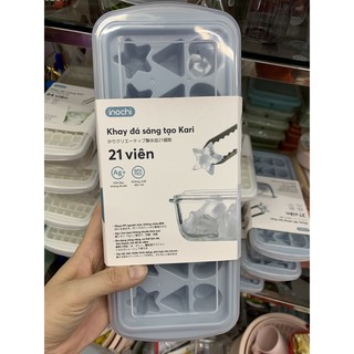 Khay đá hình 21 viên Kari Inochi (kèm hộp đựng)
