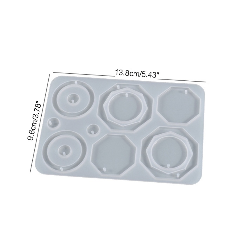 Khuôn Silicone Làm Mặt Trang Sức Bằng Nhựa Epoxy DIY