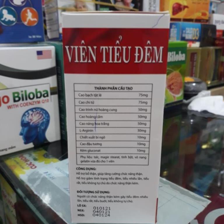 VIÊN TIỂU ĐÊM CHẤM DỨT TIỂU ĐÊM, TIỂU NHIỀU LẦN, TIỂU RẮT, TIỂU KHÔNG TỰ CHỦ DÙNG