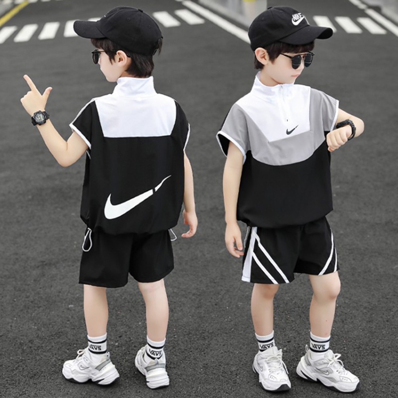 Set Đồ Thể Thao Ngắn Tay Thời Trang Mùa Hè Cho Bé