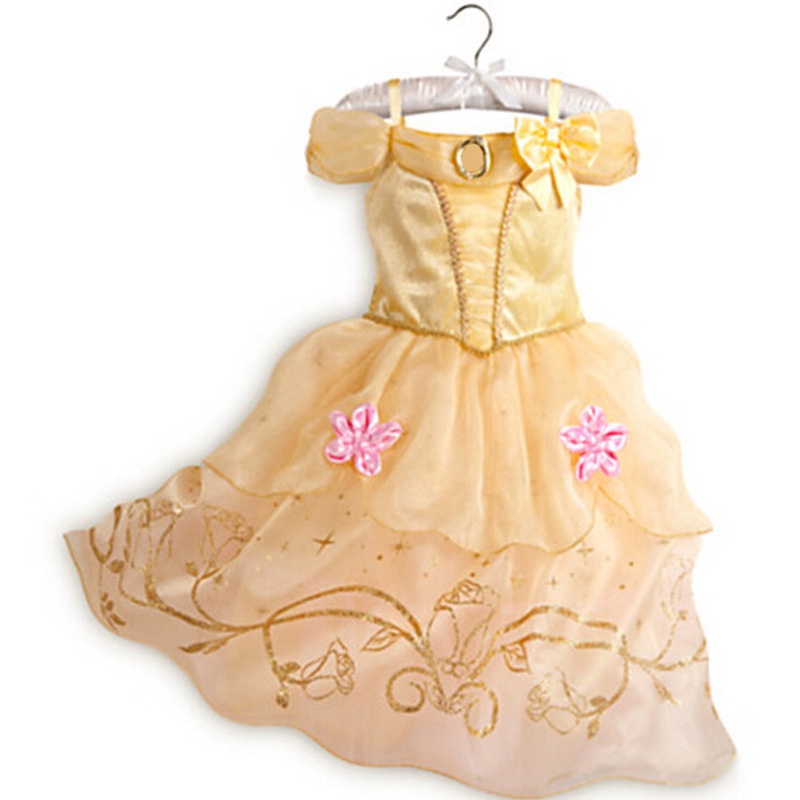Đầm hóa trang công chúa DISNEY nhiều màu sắc tùy chọn dễ thương cho bé gái