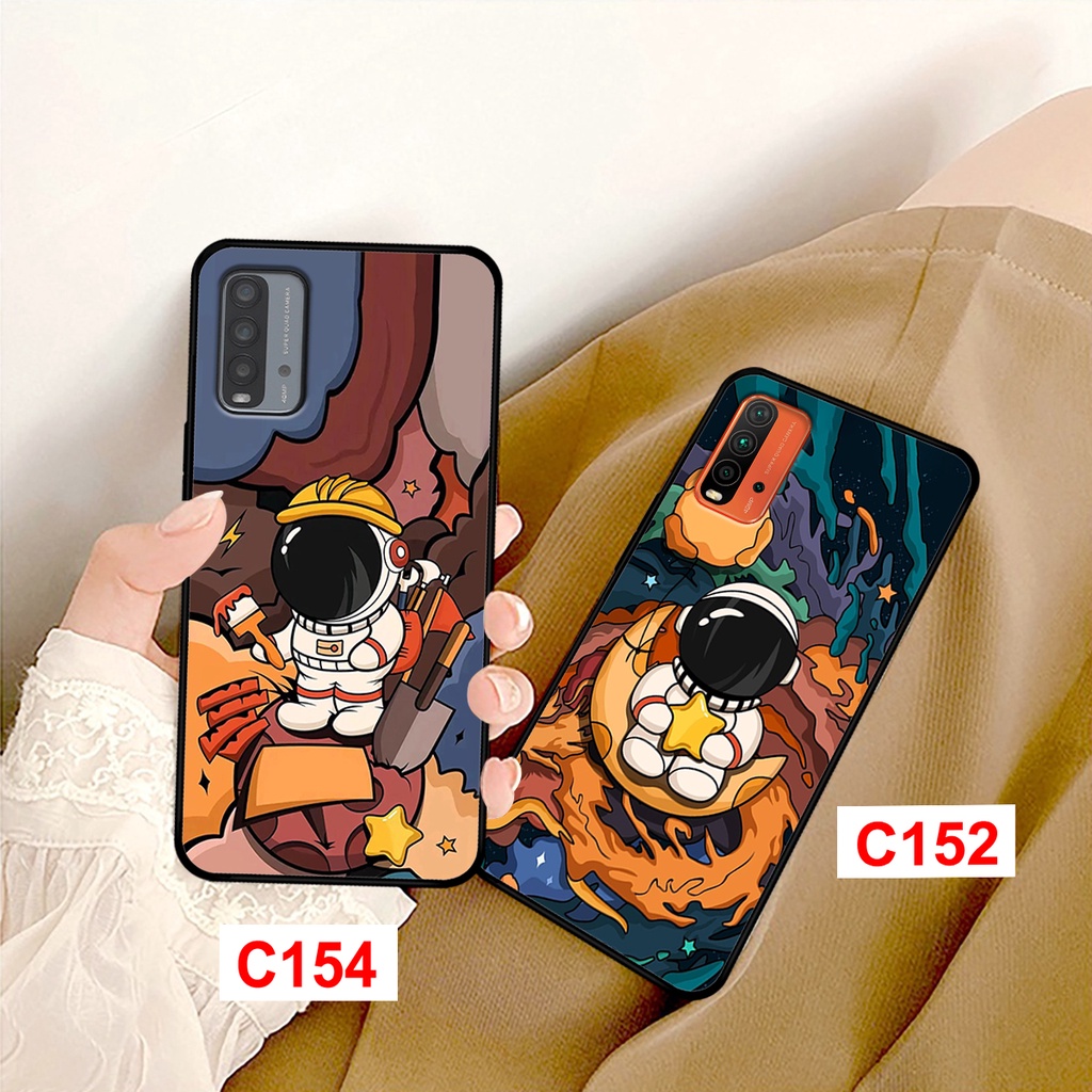 Ốp Redmi 9T - Xiaomi Poco M3  in hình phi hành gia, vũ trụ ngân hà. ốp lưng Xiaomi Redmi chất lượng.