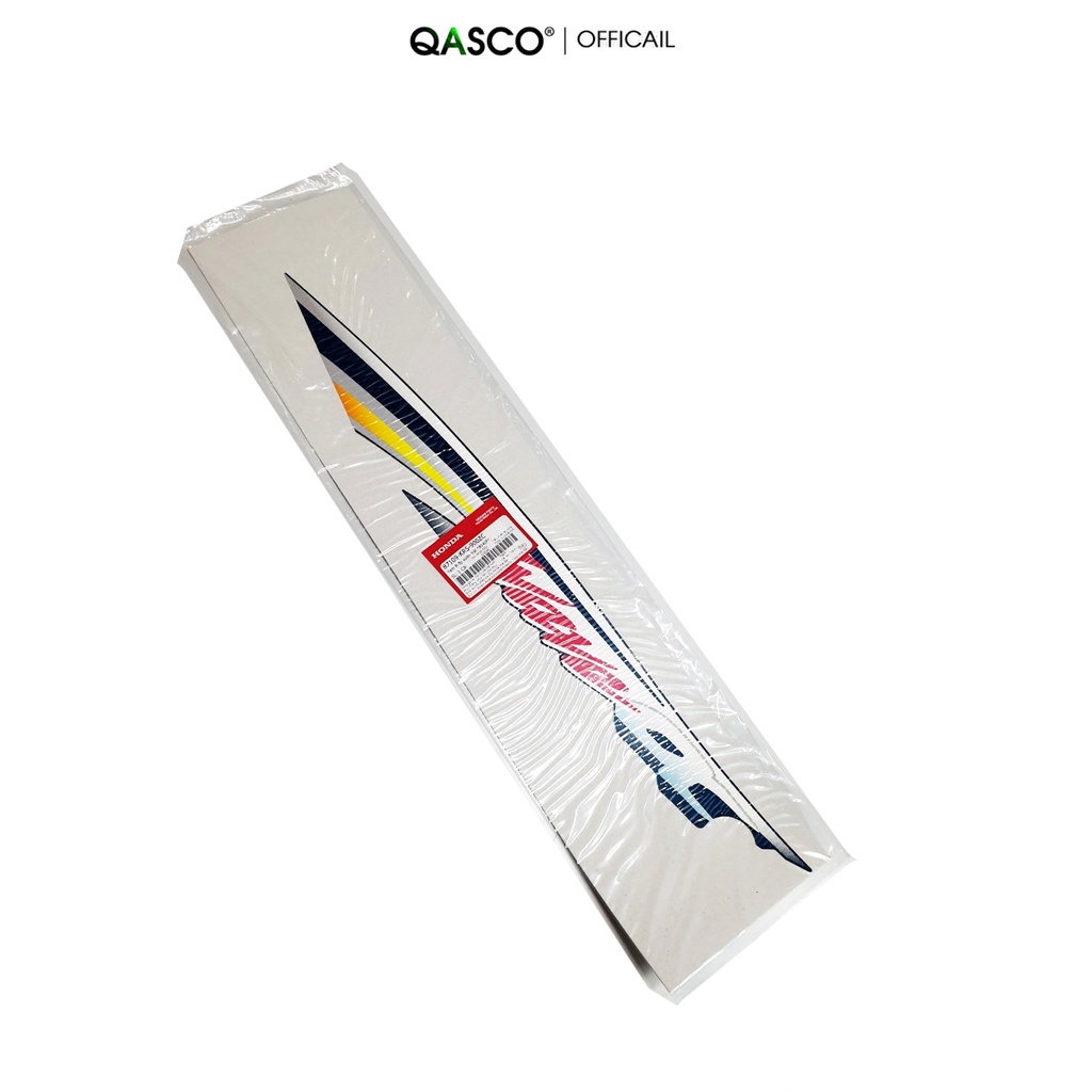 Tem B ốp sườn trái HONDA Wave Alpha 100 đời đầu màu B142P  QA(87109KRS900ZC)