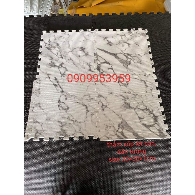 Thảm xốp lót sàn hoa văn 30×30×1cm