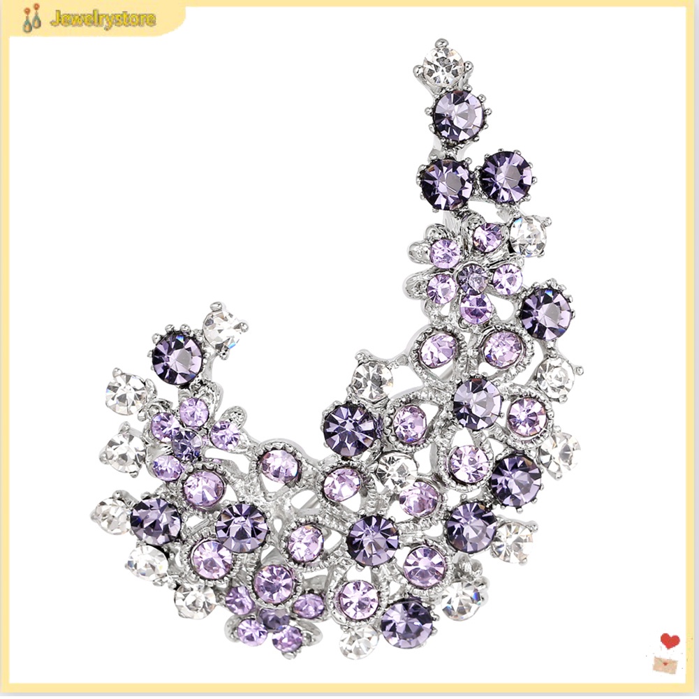 Trâm cài áo kiểu dáng đính đá cầu kì đẹp mắt