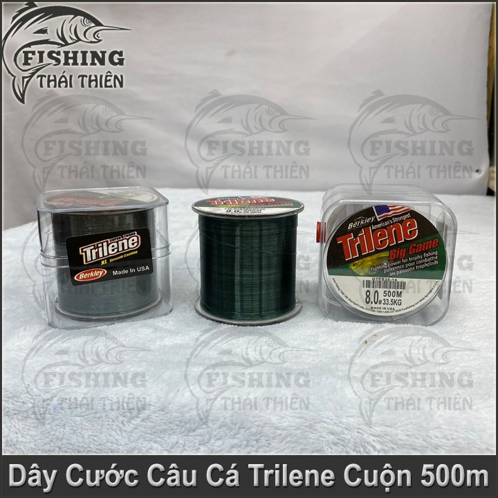 Dây Câu, Cước Câu Cá Trilene Big Game Siêu Bạo Lực Cuộn 500m Chuyên Dùng Câu Sông, Hồ Dịch Vụ Làm Thẻo Câu