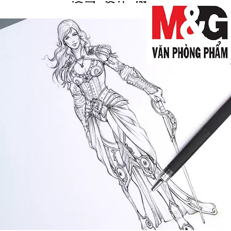 Bút chì kim kĩ thuật / Chì kim phác thảo 0.3mm M&G AMP39203