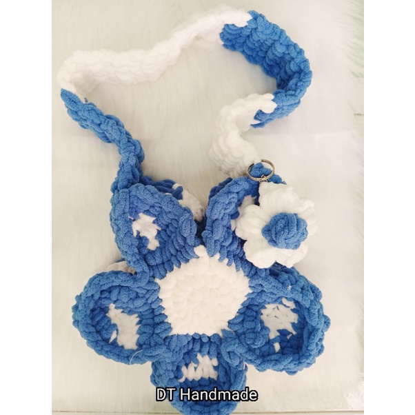 Bloom flower bag - Túi len hình bông hoa handmade - Bag Crochet