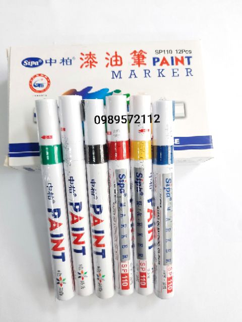 Bút sơn-Bút Repaint-Bút vẽ lốp-bút vẽ giày Sipa paint marker Sp110