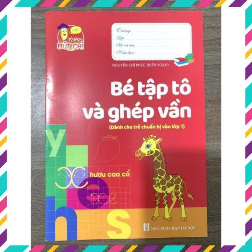 Bé tập tô và ghép vần