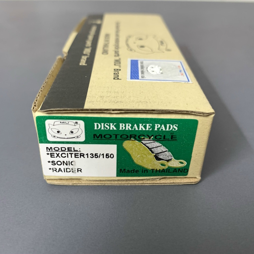 Bố thắng đĩa trước YAMAHA EX 150 / SU SONIC, RAIDER chính hãng MIU - hàng Thái Lan nhập khẩu 100%