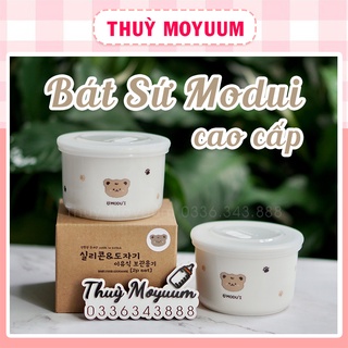 Bát sứ kèm nắp đậy cao cấp Modui Bluemama Hàn quốc