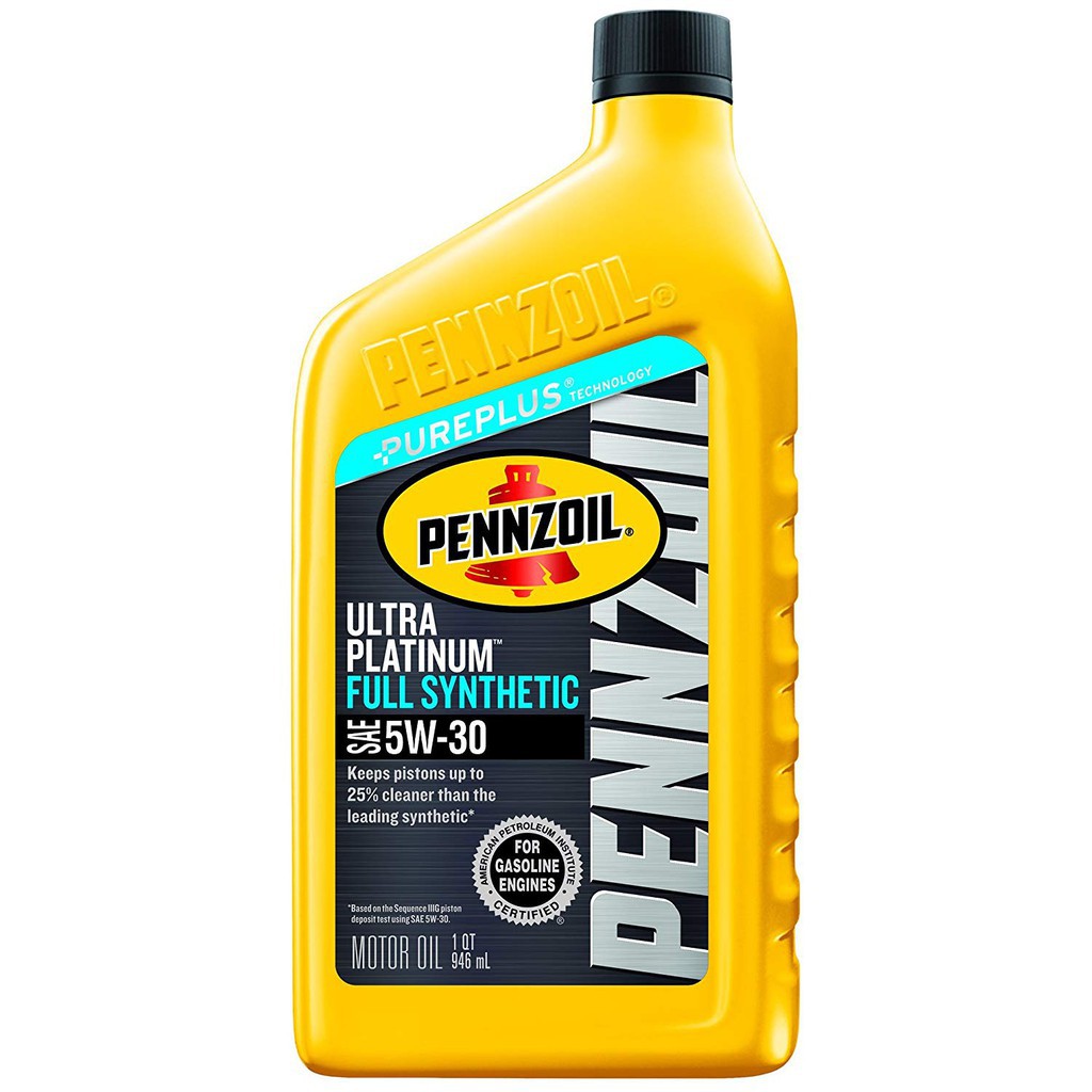 Nhớt nhập khẩu cao cấp cho tay ga Pennzoil Ultra Platinum 5w30 (hoặc 5w40)