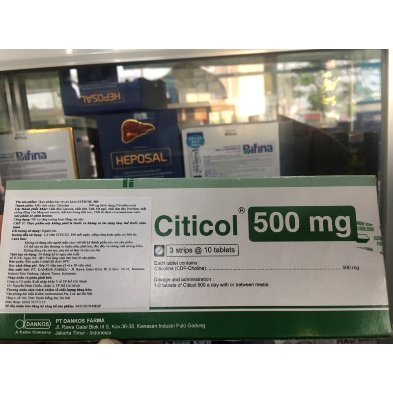 ✅ [Chính Hãng] Bổ Não Citicol 500mg