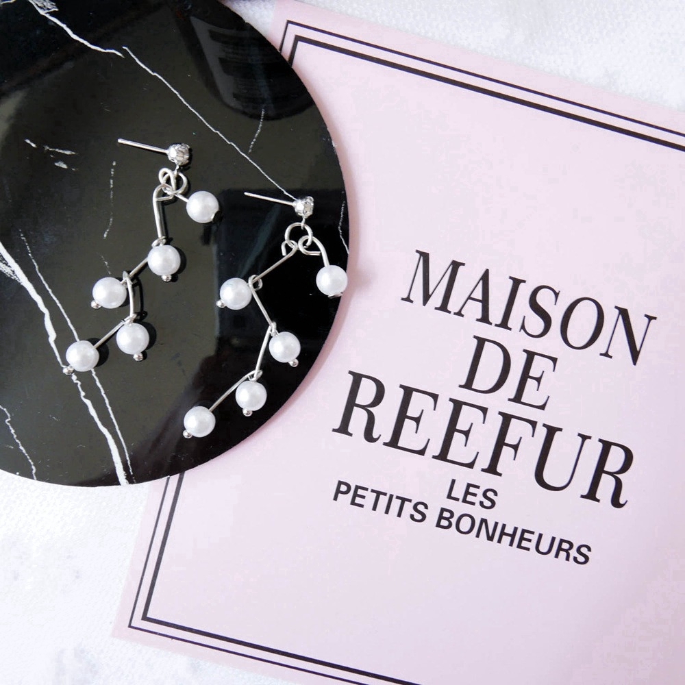 Hoa tai tua dua dài phong cách Hàn Quốc thời trang cho nữ