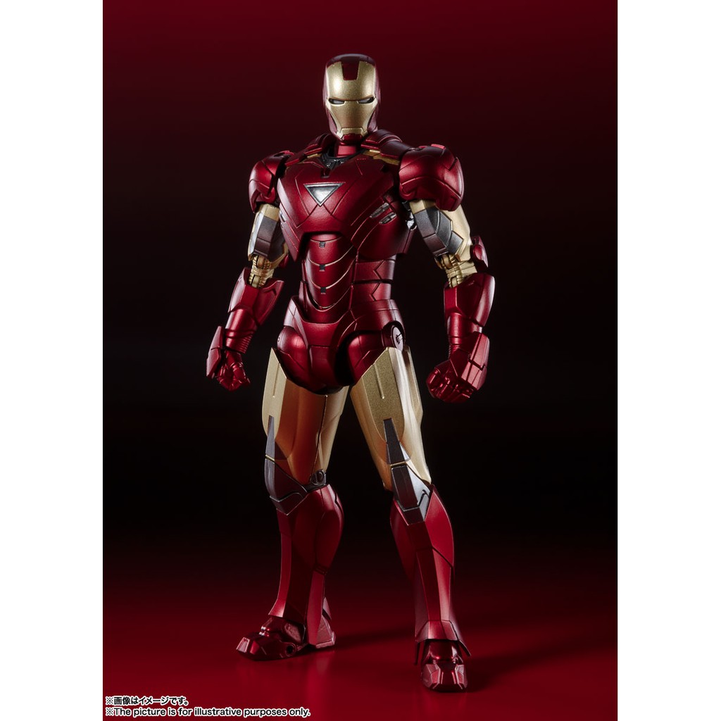 [Hàng có sẵn] Mô hình chính hãng SHF: Iron man Mk6 (battle damaged)