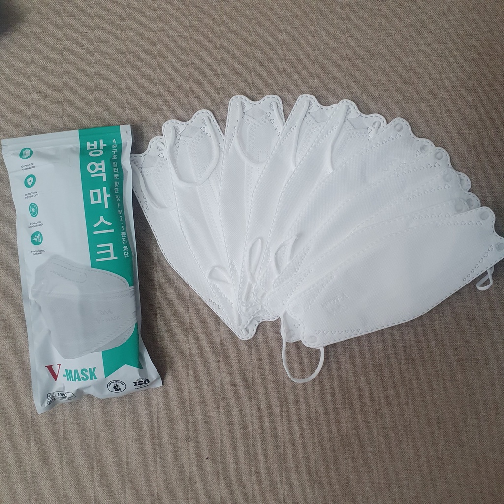 Khẩu Trang Y Tế KF94 loại 4 lớp Kháng Khuẩn, Thoáng khí, Lọc Sạch Bụi Mịn PM 0.25 SX Theo Công Nghệ Hàn Quốc ONESTORE
