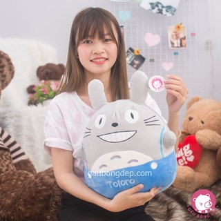 Gấu bông Totoro nhung quần xanh tăng Totoro nhí