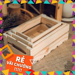 Khay gỗ pallet - két gỗ đa năng - mtjou