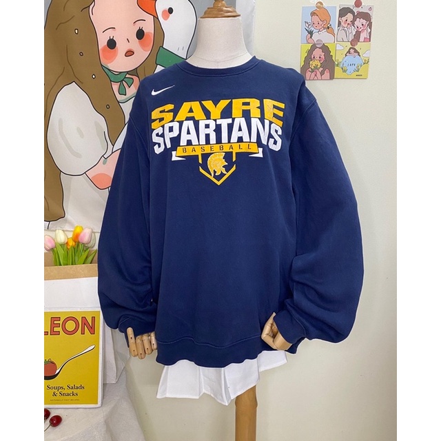 Áo Sweater Nike Auth Xanh Đen như hình size L fit XL