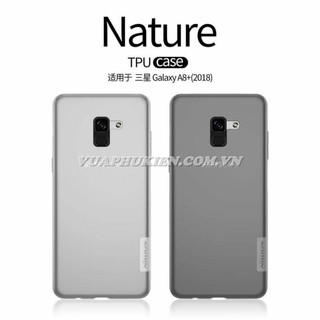 Ốp lưng hãng Nillkin Silicone dẻo trong suốt cho Samsung Galaxy A8 Plus 2018, A6 Plus 2018, J8 2018, J7 Plus, J4, M20