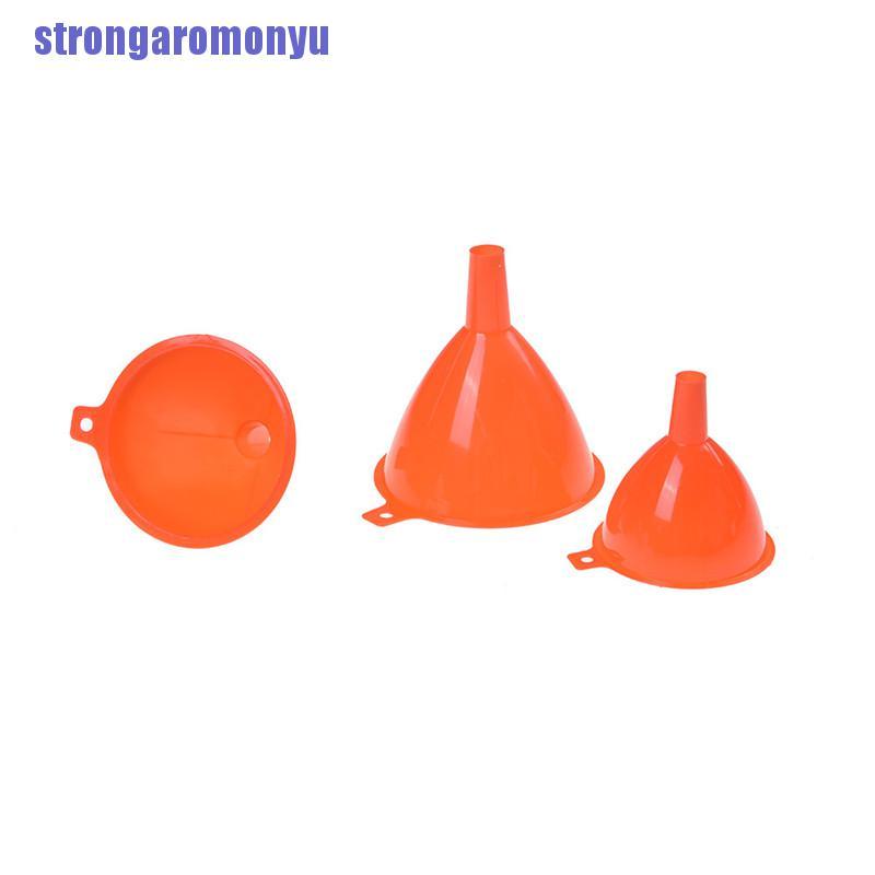 (Hàng Mới Về) Bộ 3 Phễu Nhựa Chuyên Dụng Cho Nhà Bếp / Phòng Thí Nghiệm