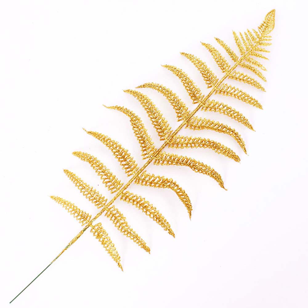 Set 10 Nhánh Cây Nhân Tạo Bằng Nhựa Đính Kim Sa Nhiều Màu Trang Trí Nhà Cửa / Tiệc Cưới / Giáng Sinh